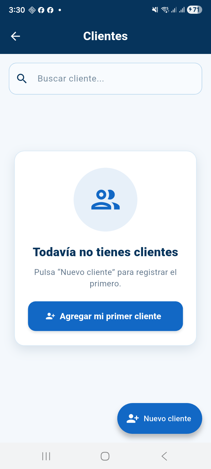 Clientes en Cliente Pro